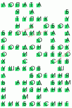 сканворд 406