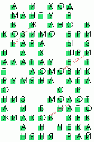 сканворд 412