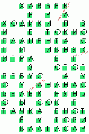 сканворд 424