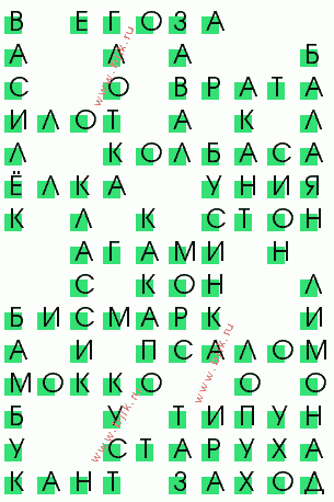 сканворд 825