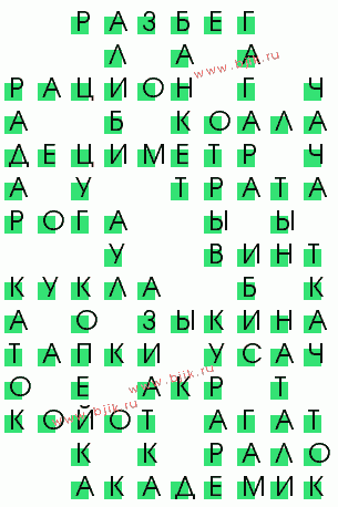 сканворд 863