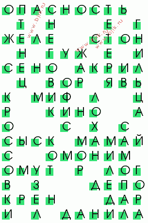 сканворд 891