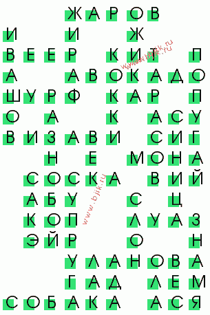 сканворд 952