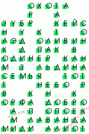 сканворд 962