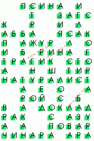 сканворд 970