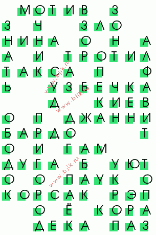 сканворд 1081