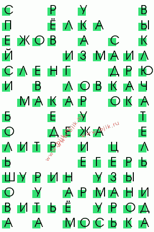 сканворд 1153