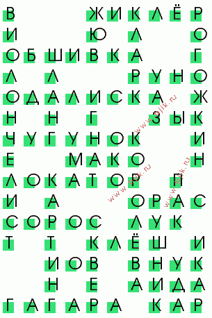 сканворд 1164