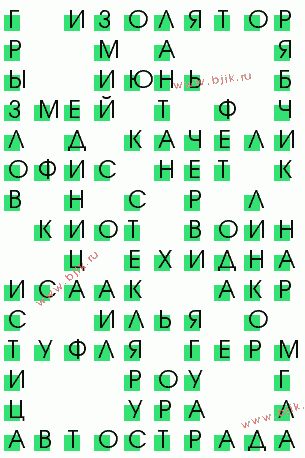 сканворд 1181