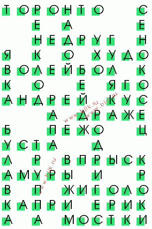 сканворд 1204