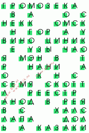 сканворд 1205