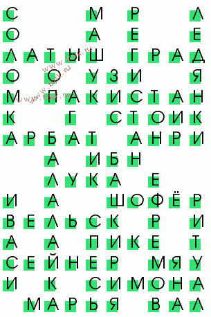 сканворд 1222