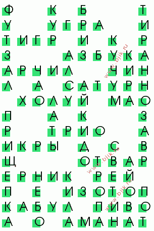 сканворд 1235