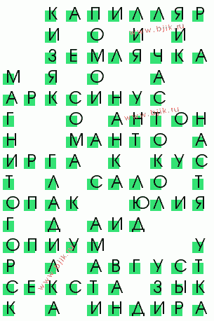 сканворд 1237