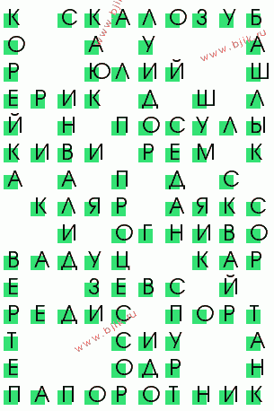 сканворд 1254