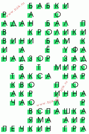 сканворд 1274