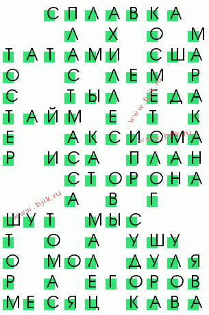 сканворд 1286