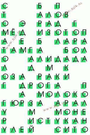 сканворд 1321