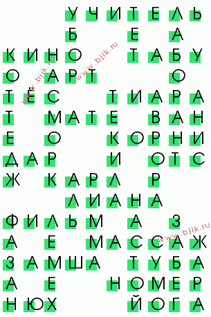 сканворд 1410