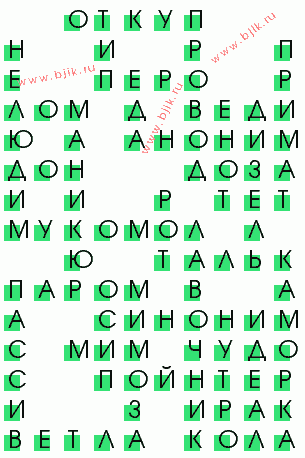 сканворд 1492