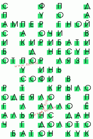 сканворд 1568