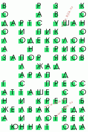 сканворд 1587