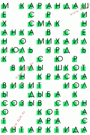 сканворд 1589