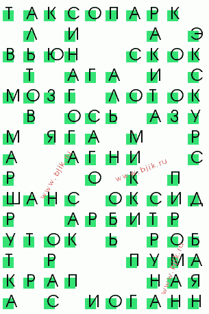 сканворд 1612