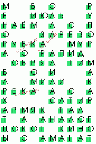 сканворд 1627