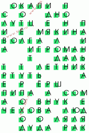 сканворд 1634