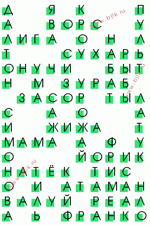 сканворд 1647
