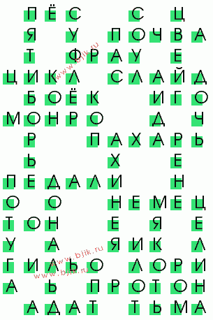 сканворд 1658