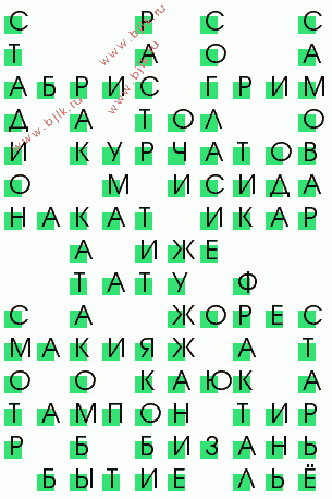 сканворд 1686