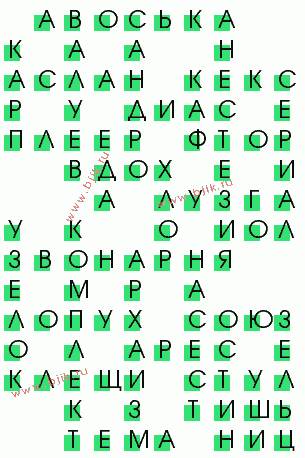 сканворд 1821