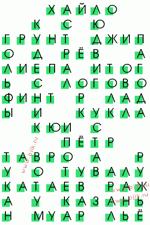 сканворд 1828