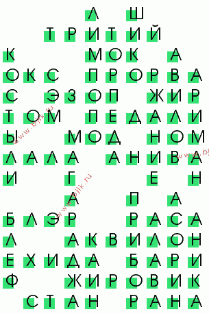 сканворд 1858