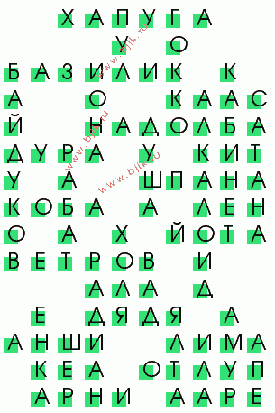 сканворд 1864