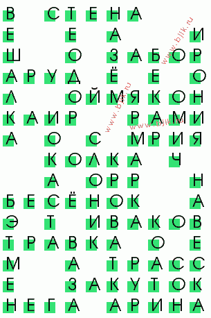 сканворд 1874