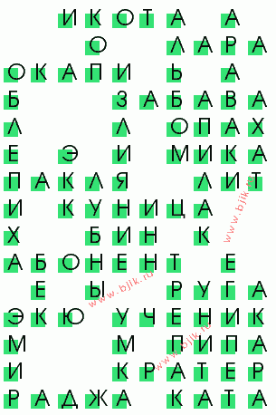 сканворд 1884