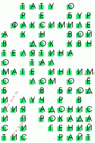 сканворд 1898