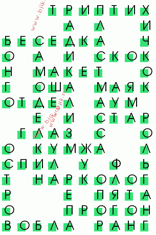 сканворд 1904