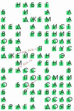 сканворд 1905