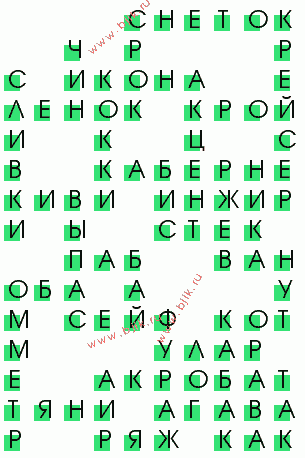сканворд 1981