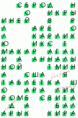 сканворд 1989