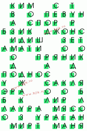 сканворд 2005
