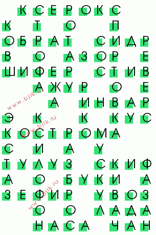 сканворд 2039