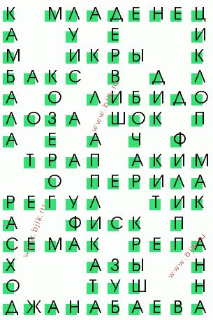 сканворд 2054