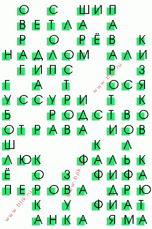 сканворд 2068