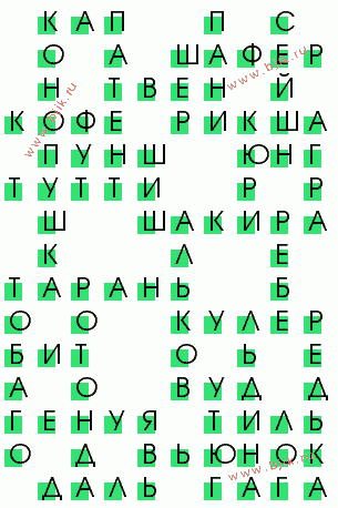 сканворд 2091