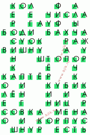 сканворд 2142